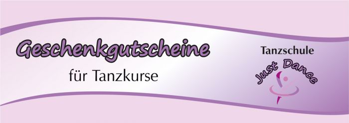 Geschenkgutscheine Tanzschule Just Dance Geschenk Gutschein Tanschule Csilla